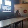 Il Ricercatore ENEA, Luca Nardi, relatore del talk "Agricoltura urbana e spaziale, tecnologie innovative per una agricoltura sostenibile"