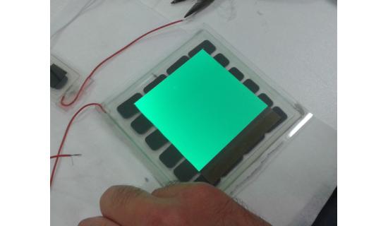 nell'immagine, un dispositivo OLED