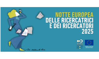 Locandina Edizione 2025 Notte dei Ricercatori e delle Ricercatrici progetto Net Locandina Edizione 2025 Notte dei Ricercatori e delle Ricercatrici progetto Net